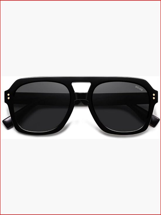 Retro Thick Polarized TAC Aviator Sunglasses